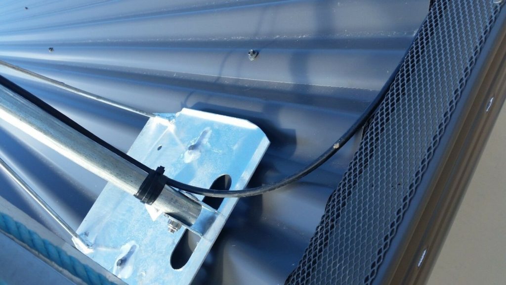 tin roof mount for tv Antenna GALVANIZED HEAVY DUTY WITH POLE ozzy made!!! The Antenna Company
