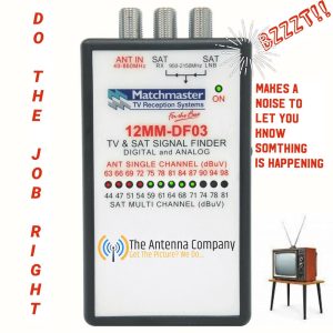 MATCHMASTER Digital TV And Satellite Signal Finder 12MM-DF03 fox tester digital.