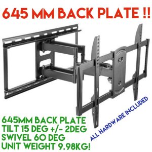 TV Bracket Wall Mount Swivel 42 47 48 49 50 55 60 65 70 Inch Full Motion LCD LED