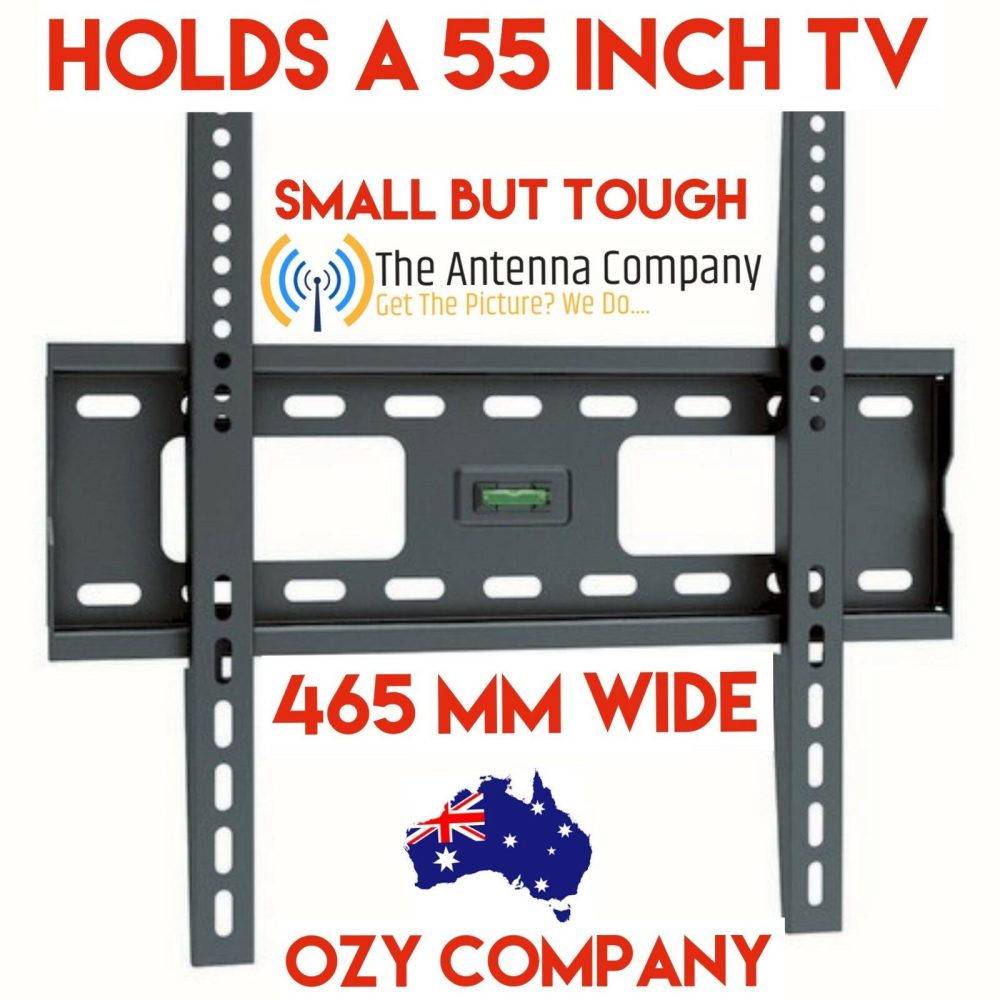 TV Bracket wall mount 32-55" Full Wall Plate 75 kg matchmaster HDTV TB05 DIY KIT