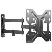 TV Tilt and Swivel Dual Arm Wall Mount