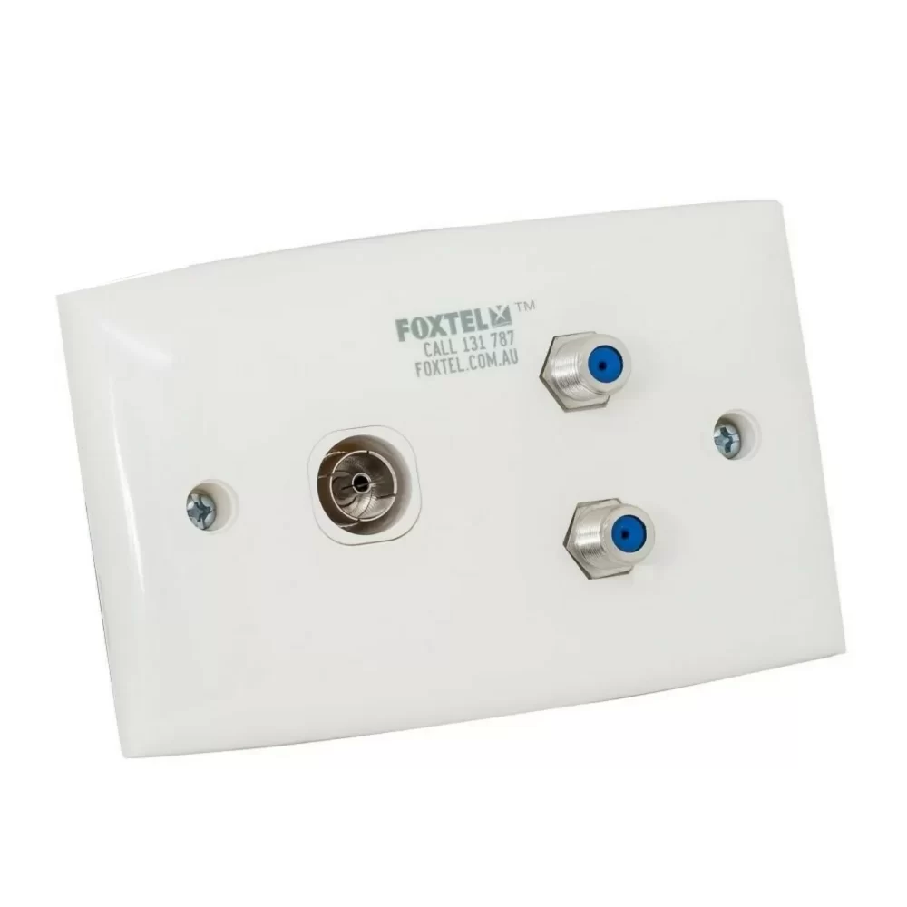 foxtel wall plate