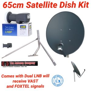 foxtel vast tv satellite dish kit