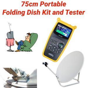 75cm portable dish kit