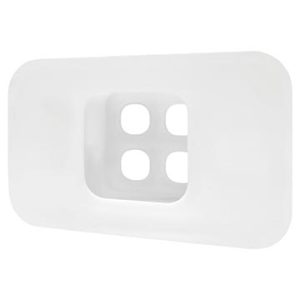 Recessed 4 Way DigiPORT® Wall Plate with Three Blank Inserts