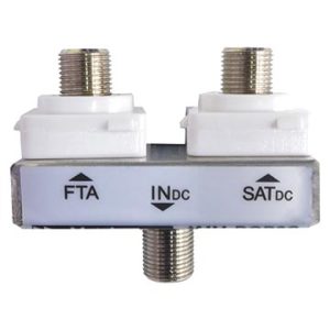 Diplexer FTA/Satellite (Suitable for Most Clipsal® and HPM Wall Plates)