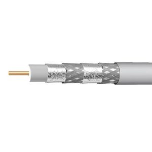 305m RG6 White Quad-shield Coaxial Cable Reel