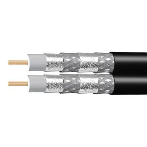 150m RG6 Siamese Tri-shield Coaxial Cable Reel