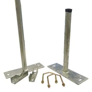 Wall Mount Kit including 12" and 27" Wall Mounts with Clamps