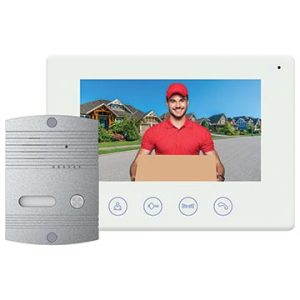 Wi-Fi Video Doorbell with Colour Monitor and Smart Device Access