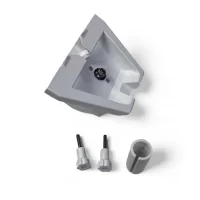 Mini Starlink Marine Flat Rail Mount - 32mm / 25mm Railing clamp