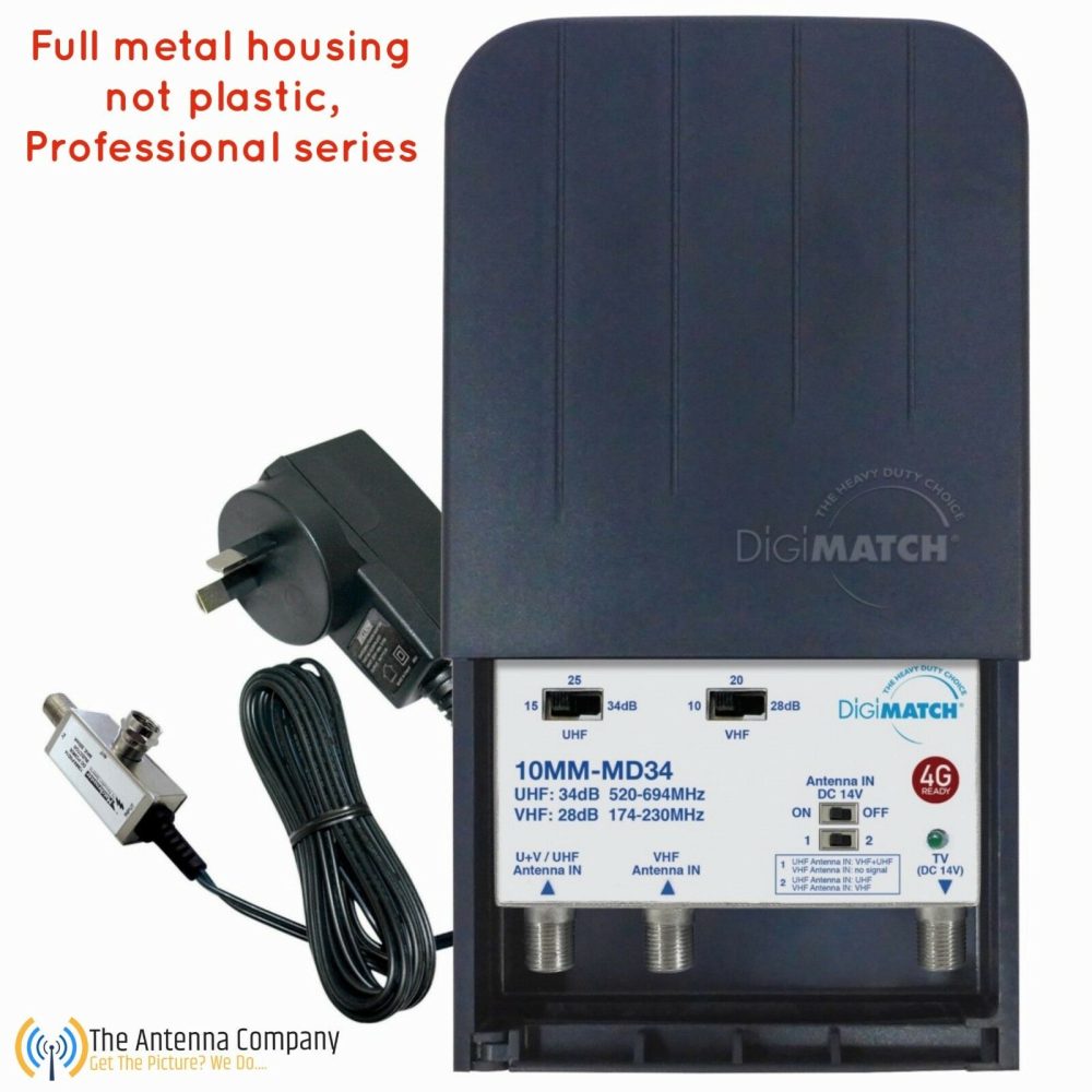 10mm-md34p tv signal booster